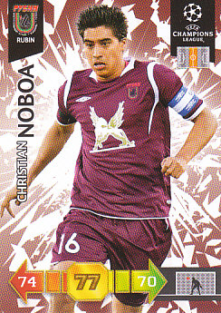 Christian Noboa Rubin Kazan 2010/11 Panini Adrenalyn XL CL #273